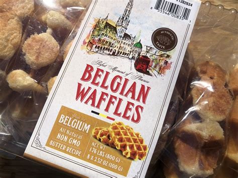 costco belgian waffles calories